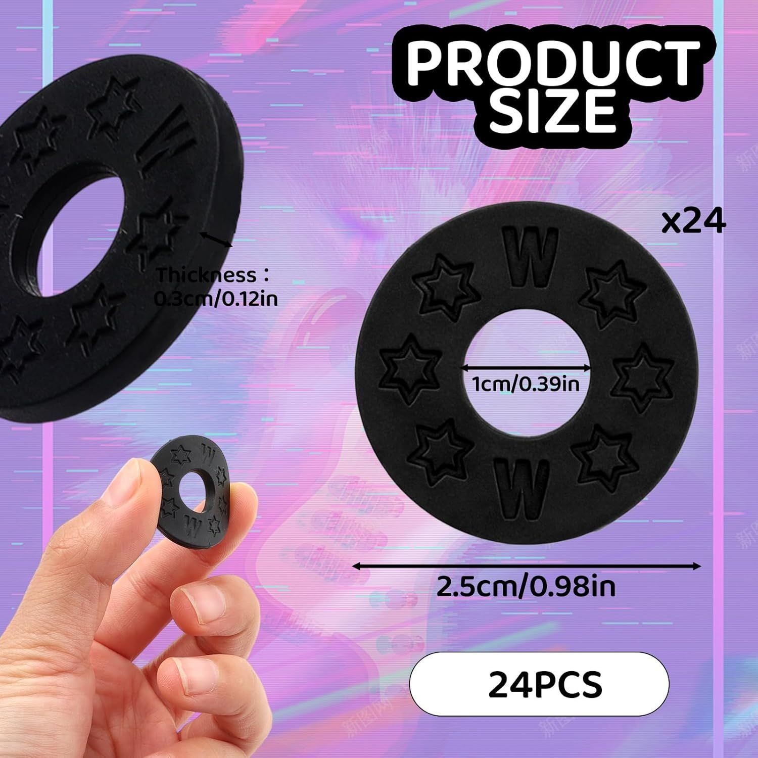 12Pair Rubber Strap Locks For Guitar, 0.98'' Guitar Strap Blocks/Silicone Strap Locks Guitar, Blocks Guitar Locks Strap Protector, Premium Silicone Safety Lockings, Acoustic Guitar Strap Adapter