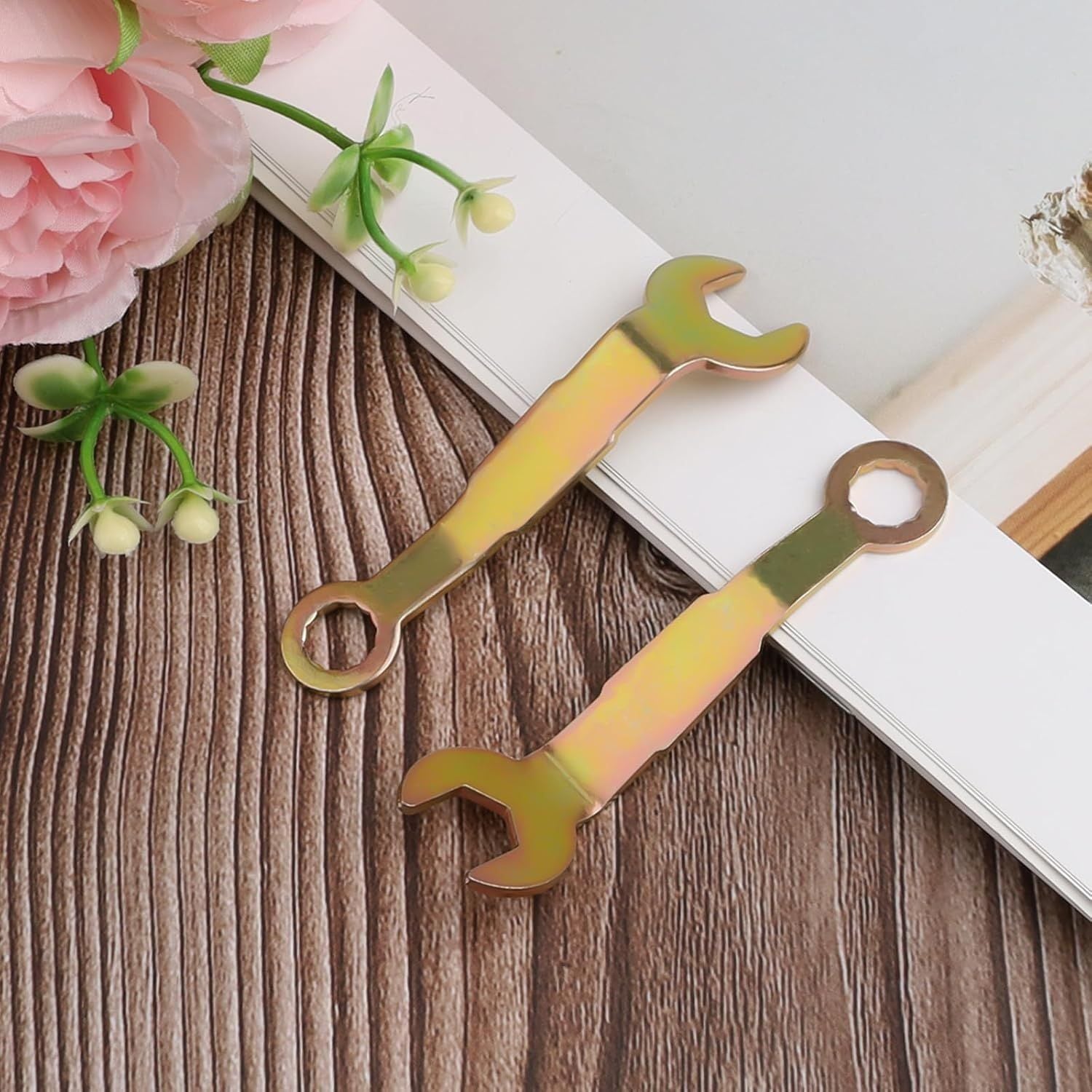 4pcs Pivot Pocket Door Wrench, 0.83'' Pocket Door Wrenches, Adjustment Pocket Wrenches-Rv Pockets Door Adjusting Hardware, Bi-Fold Doors Hardware Adjustment Tool for Folding Door, Sliding Doors Hanger