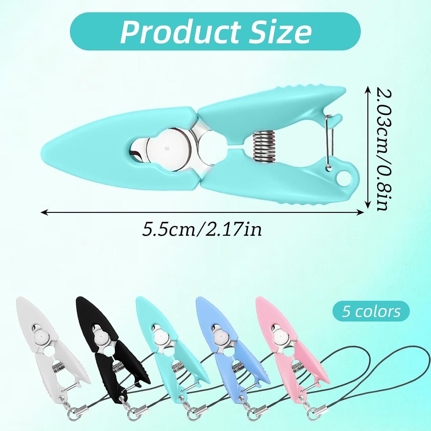 5 Pcs Mini Scissors with Cover, Portable Travel Scissors, Tiny Sewing Scissor, Multifunctional Micro Snips for Sewing, Crafts, and Yarn