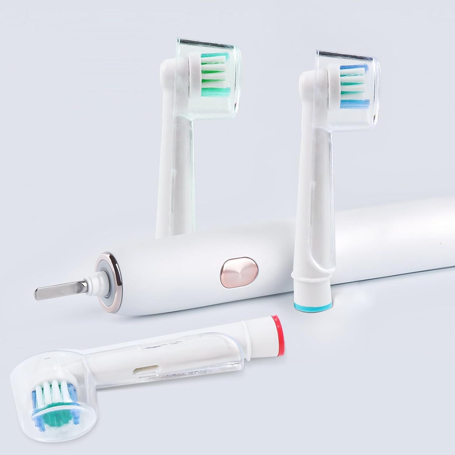Toothbrush Head Covers Compatible with Oral-B Braun Replacement Brush Heads, Clear Toothbrush Protection Cover, Tooth Brush Head Covers for Home, Travel and Everyday Use 10 PCS