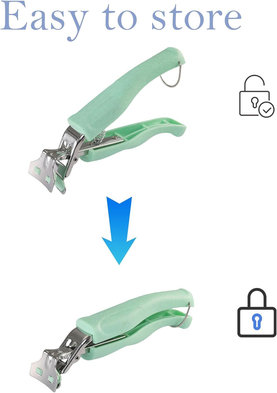 Stainless Steel Anti-Scalding Hot Bowl Dish Plate Gripper Clips Tongs Clamp Holder for Moving Hot Plate or Bowls with Food Out from Instant Pot Microwave Oven 2, Green,Pink