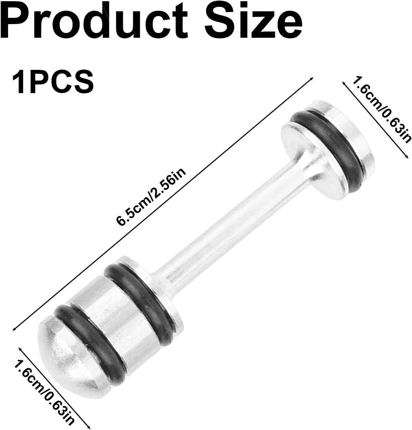 Aluminum Oil Diverter Barbell, Compatible with Gen III & IV Engines LS1 LS3 LS2 LS6 L92 L99 L33 LQ4 LQ9 4.8L 5.3L 5.7L 6.0L 6.2L LS Performance Parts Oil Billet Diverter Barbell Black, Silver