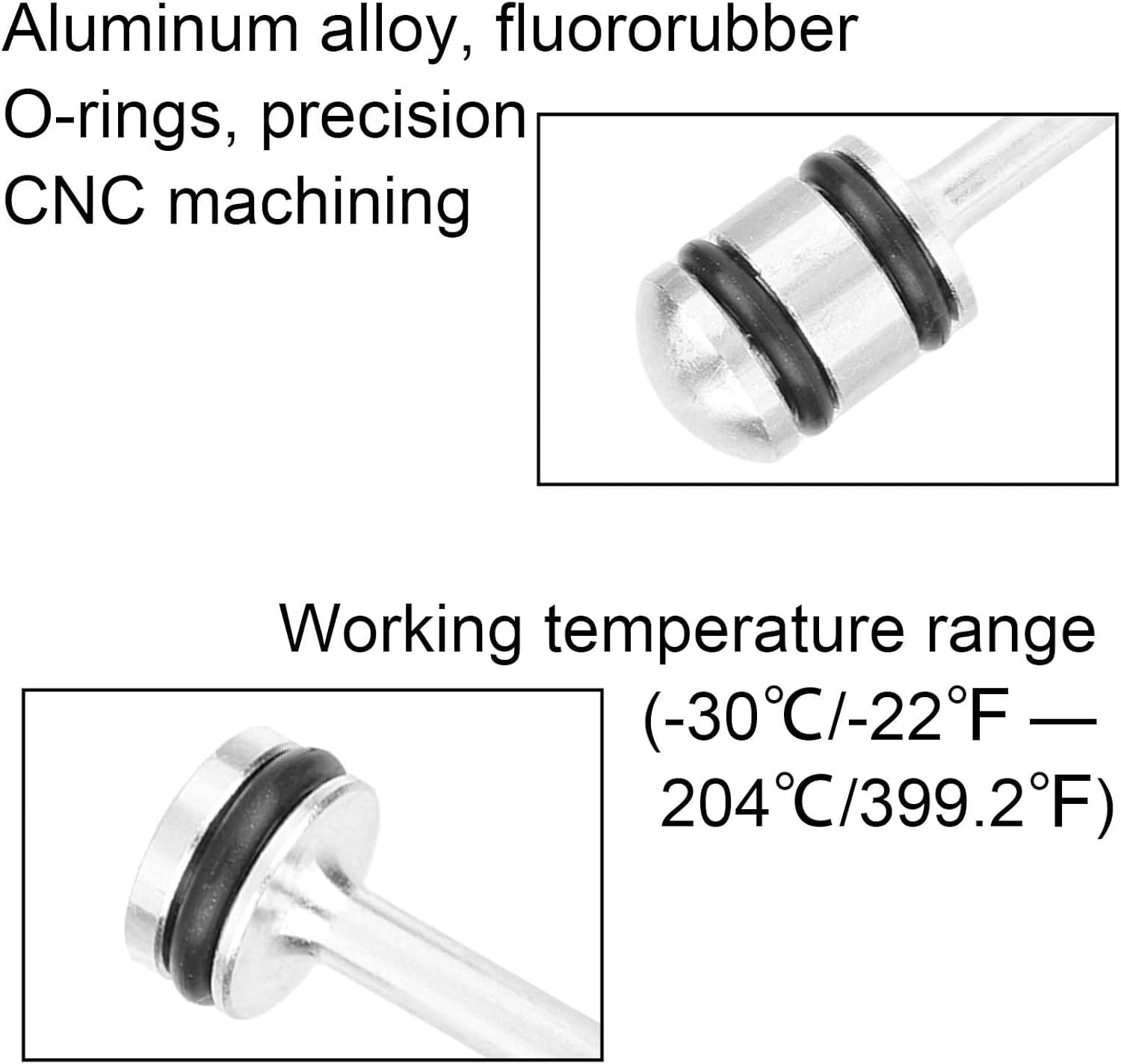 Aluminum Oil Diverter Barbell, Compatible with Gen III & IV Engines LS1 LS3 LS2 LS6 L92 L99 L33 LQ4 LQ9 4.8L 5.3L 5.7L 6.0L 6.2L LS Performance Parts Oil Billet Diverter Barbell Black, Silver