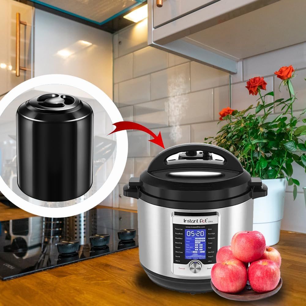 Steam Release Valve Handle for Instant Pot Duo Nova, DUO CRISP AF 8, Duo Gourmet 6 Qt, Ultra 3, 6, 8 Qt, Viva 6 Qt/Pressure Cooker Replacement Accessories