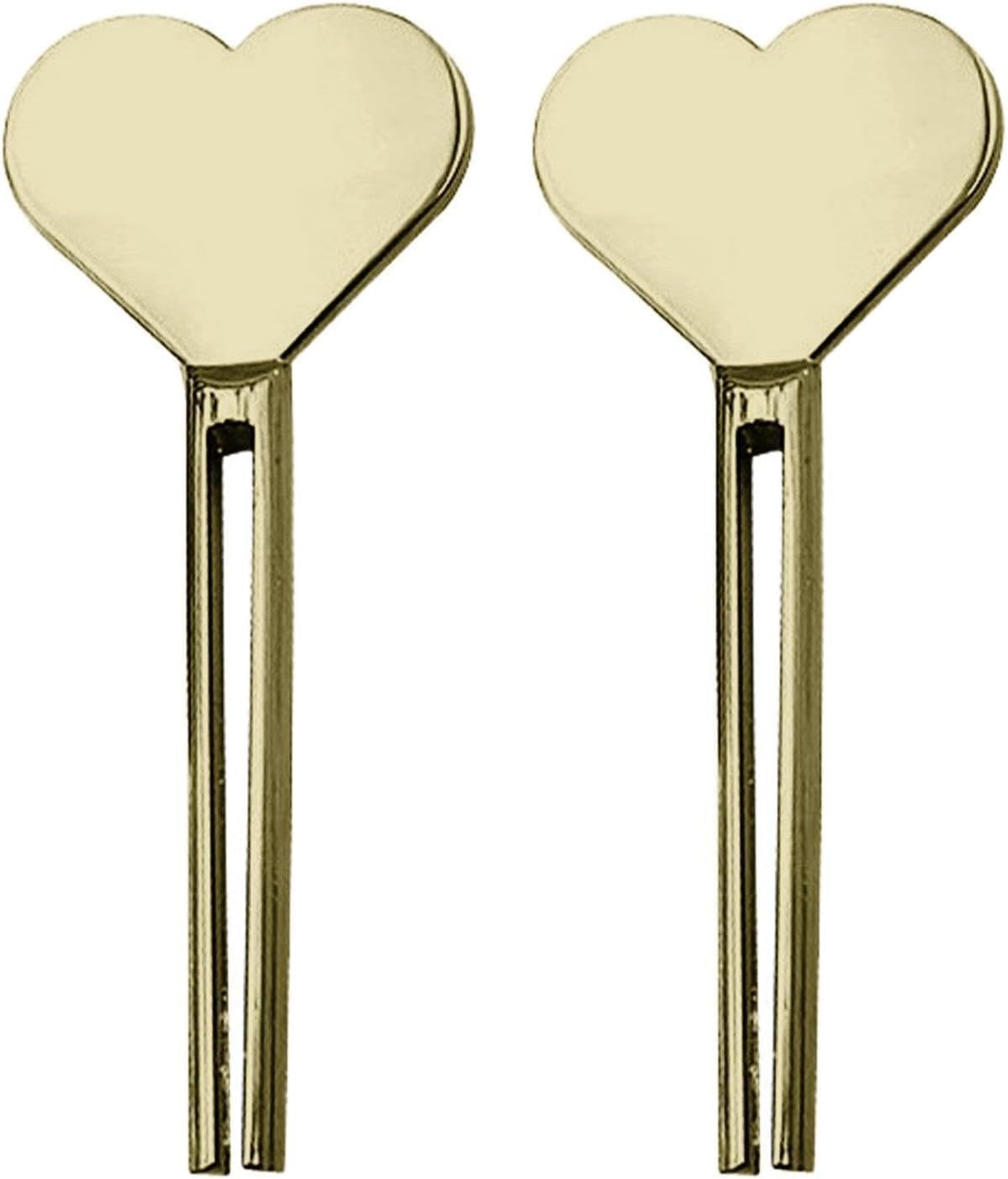 2pcs Metal Tube Squeezer Key,Stainless Steel Toothpaste Roller，Creams Tube Wringer,Efficient Toothpaste Saver,Toothpaste Roller Tube Key for Paint, Cosmetics and Hair Dye Gold