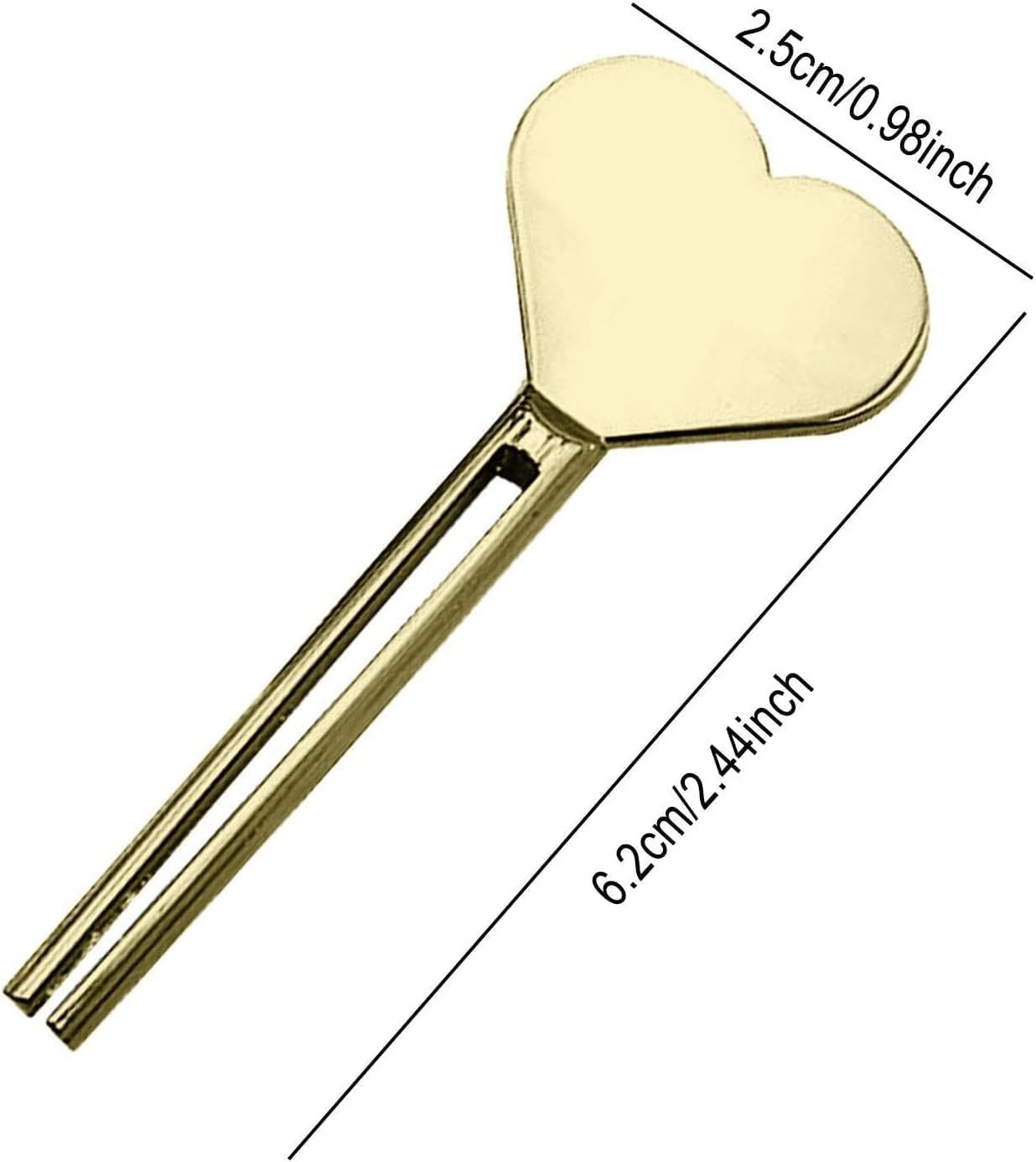 2pcs Metal Tube Squeezer Key,Stainless Steel Toothpaste Roller，Creams Tube Wringer,Efficient Toothpaste Saver,Toothpaste Roller Tube Key for Paint, Cosmetics and Hair Dye Gold