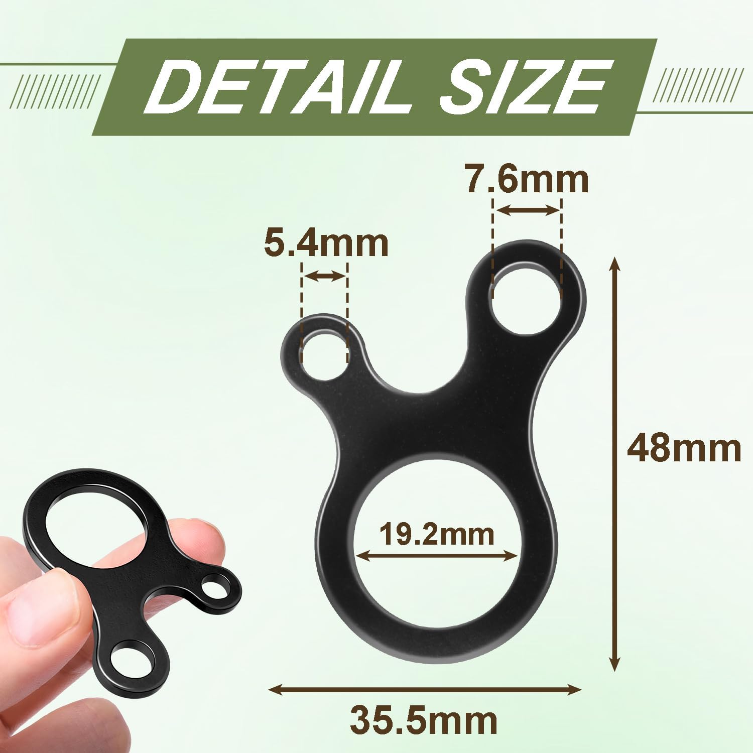 CooBigo Tent Rope Tensioner, 10pcs Aluminum Alloy Guyline Tensioner Guy Line Cord Adjuster Paracord Buckles for Outdoor Tent Camping Hiking Backpack Accessories Black