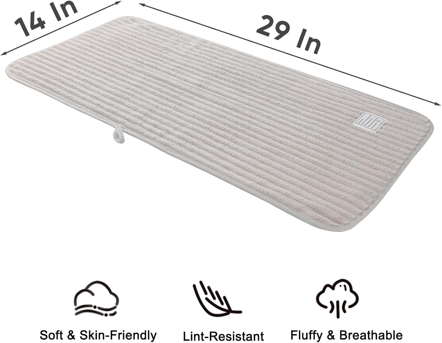 Luxury 3-Piece Quick-Dry Small Bath Towel Set – Ultra Soft Microfiber Hand Towels for Bathroom, Bar, Pool, Gym & Travel – Elegant Twill Design 14”x 29.6”