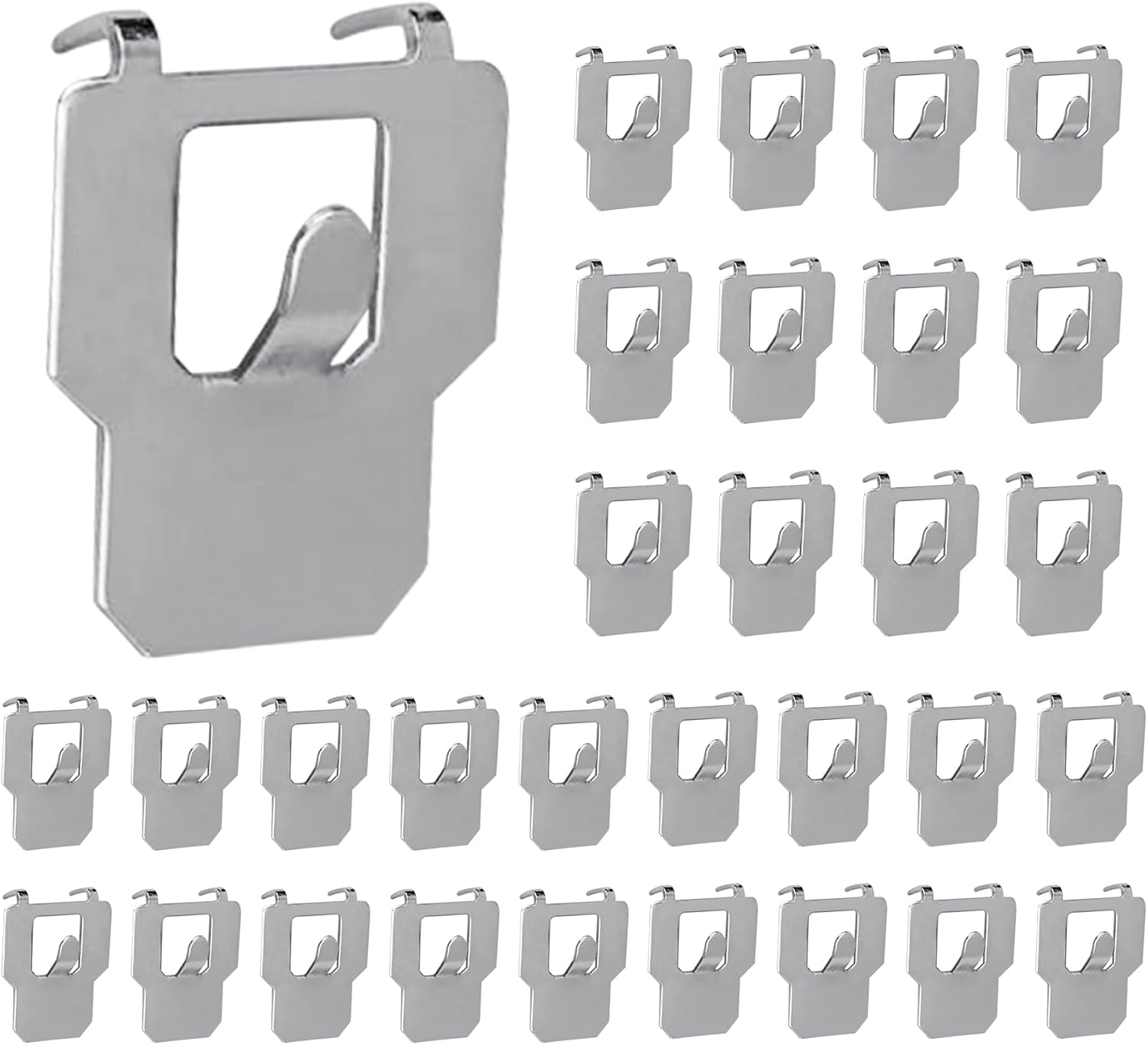 Xadnitu 30 Pieces 30LB Claw Drywall Picture Hangers for Easy Wall Picture Frames, Mirrors, Paintings, Art Hanging, Supporting in Home and Office Decoration