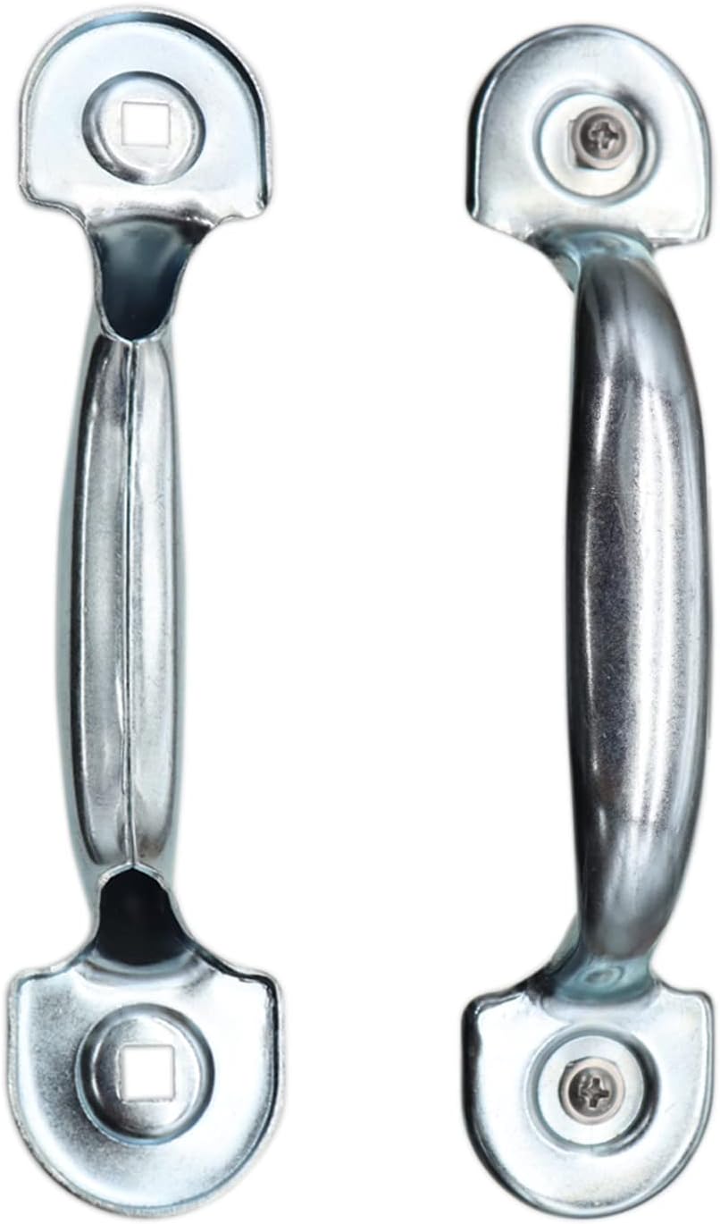 Xadnitu Garage Door Bottom Lift Handle for Most Gate Handles Replacement, Heavy Duty Door Pull Handle for Garage Outdoor Closet 2 Pack