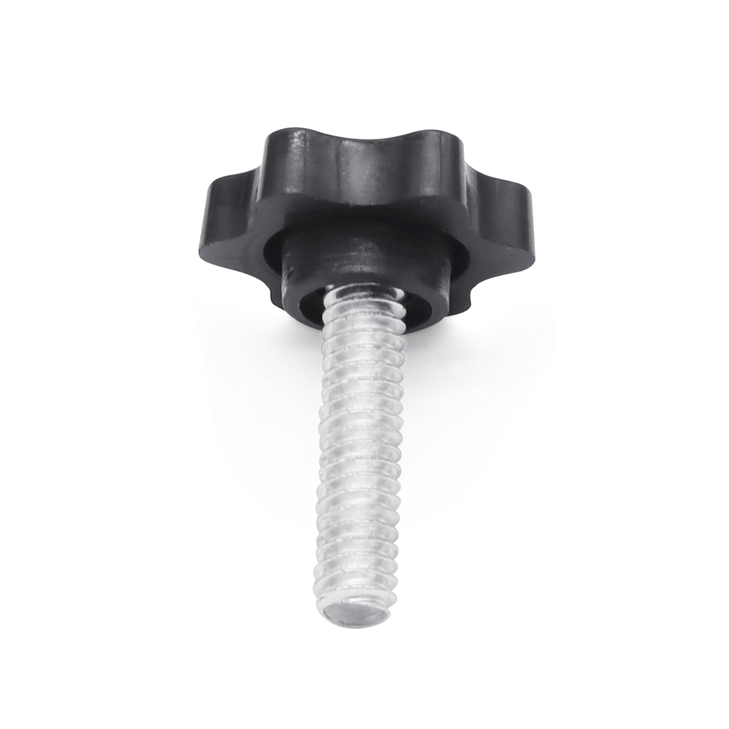 Xadnitu 10 Pieces 1/4''-20-1'' Thread Knob Plastic Star Shaped Nut Clamping Male Handle Tightening Screw Knobs for Replacing Umbrella Base
