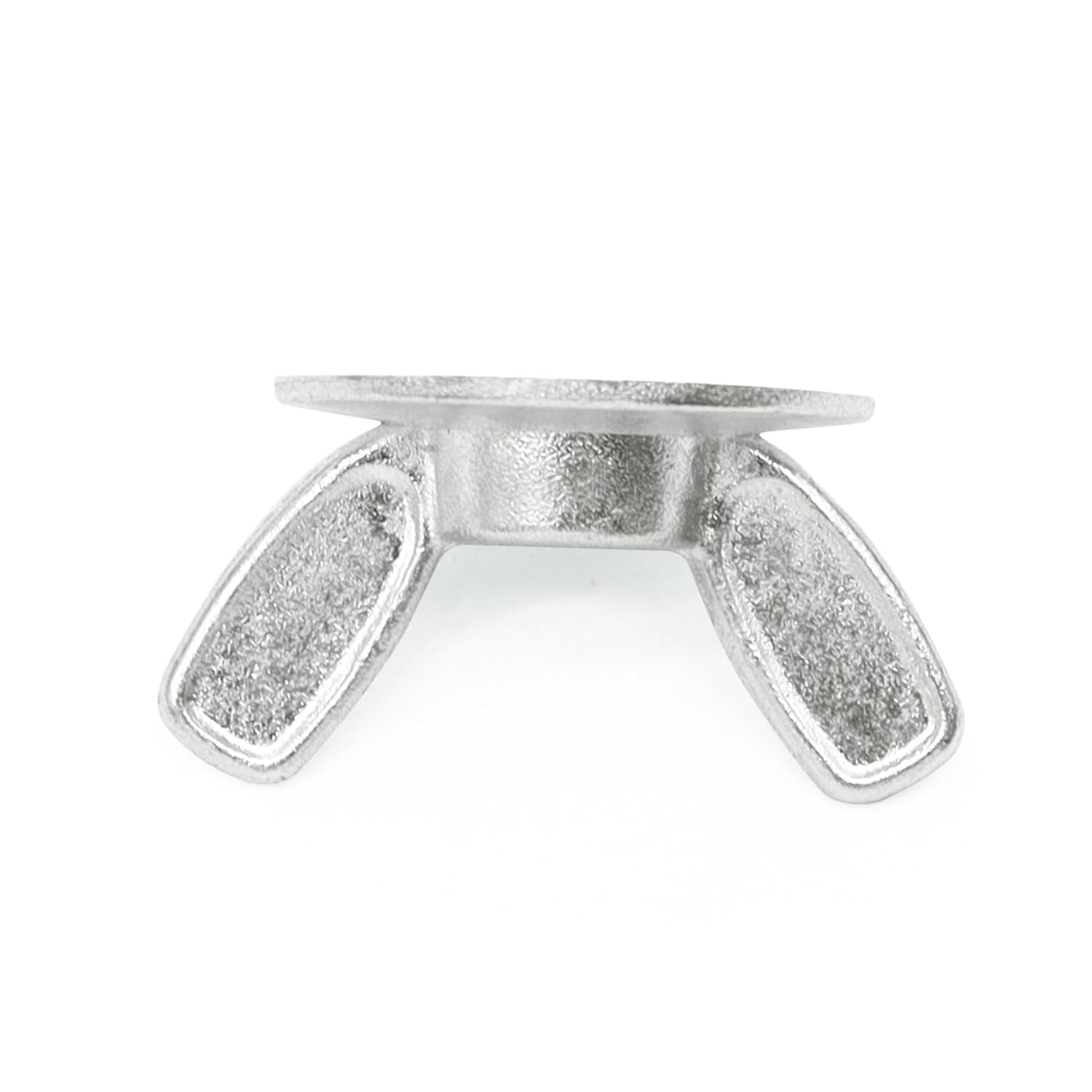 Xadnitu 50 Pieces 1/4''-20 Washered Wing Nut, Zinc Plated Hurricane Hardware Butterfly Nuts with Washer for Fasteners, Silver