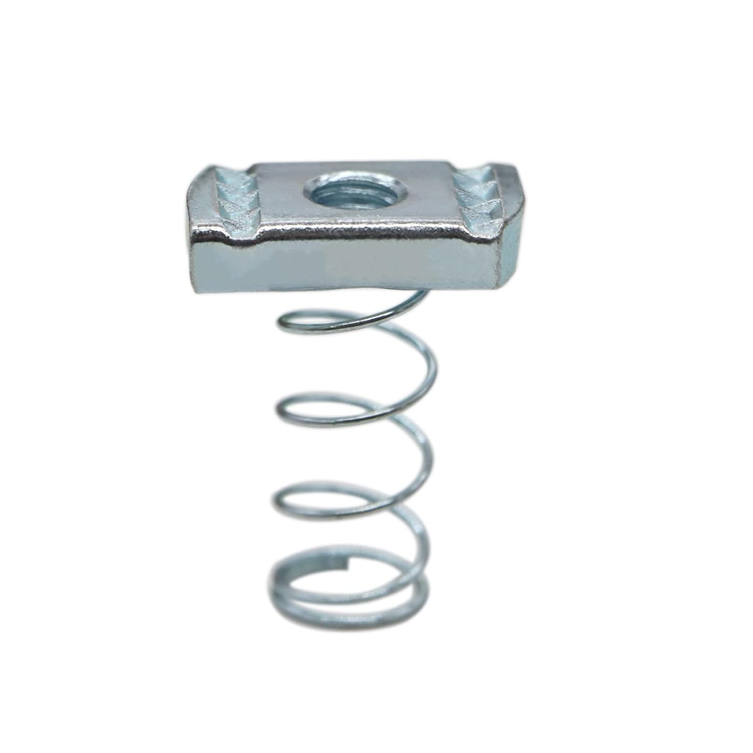 Strut Channel Nuts, 1/4"-20 Spring Channel Nut with Zinc Electroplate Finish, Long Spring Nuts Great for Use with Unistrut Channels 10 Pack