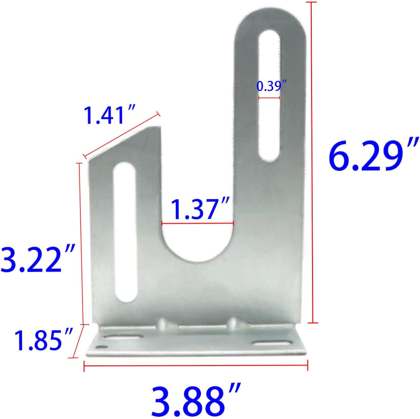 Heavy Duty Residential Garage Door Torsion Spring Center Brackets, Industrial Door Parts Support for 1-3/4" to 2-5/8" ID Springs Pair