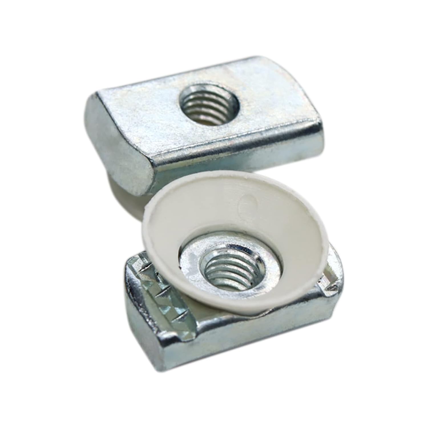 3/8"-16 Cone Nuts, Strut Channel Twirl Nut with Zinc Electroplate Finish for Use with Unistrut Channels 10 Pack 3/8"-16