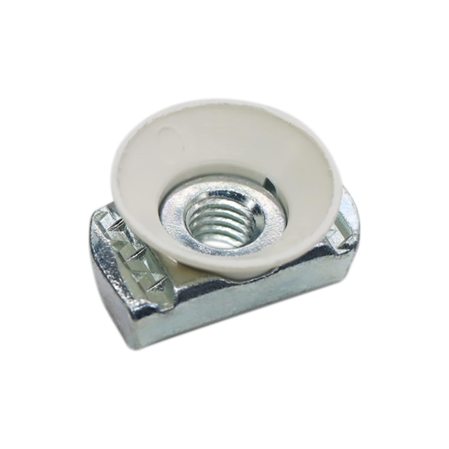 3/8"-16 Cone Nuts, Strut Channel Twirl Nut with Zinc Electroplate Finish for Use with Unistrut Channels 10 Pack 3/8"-16