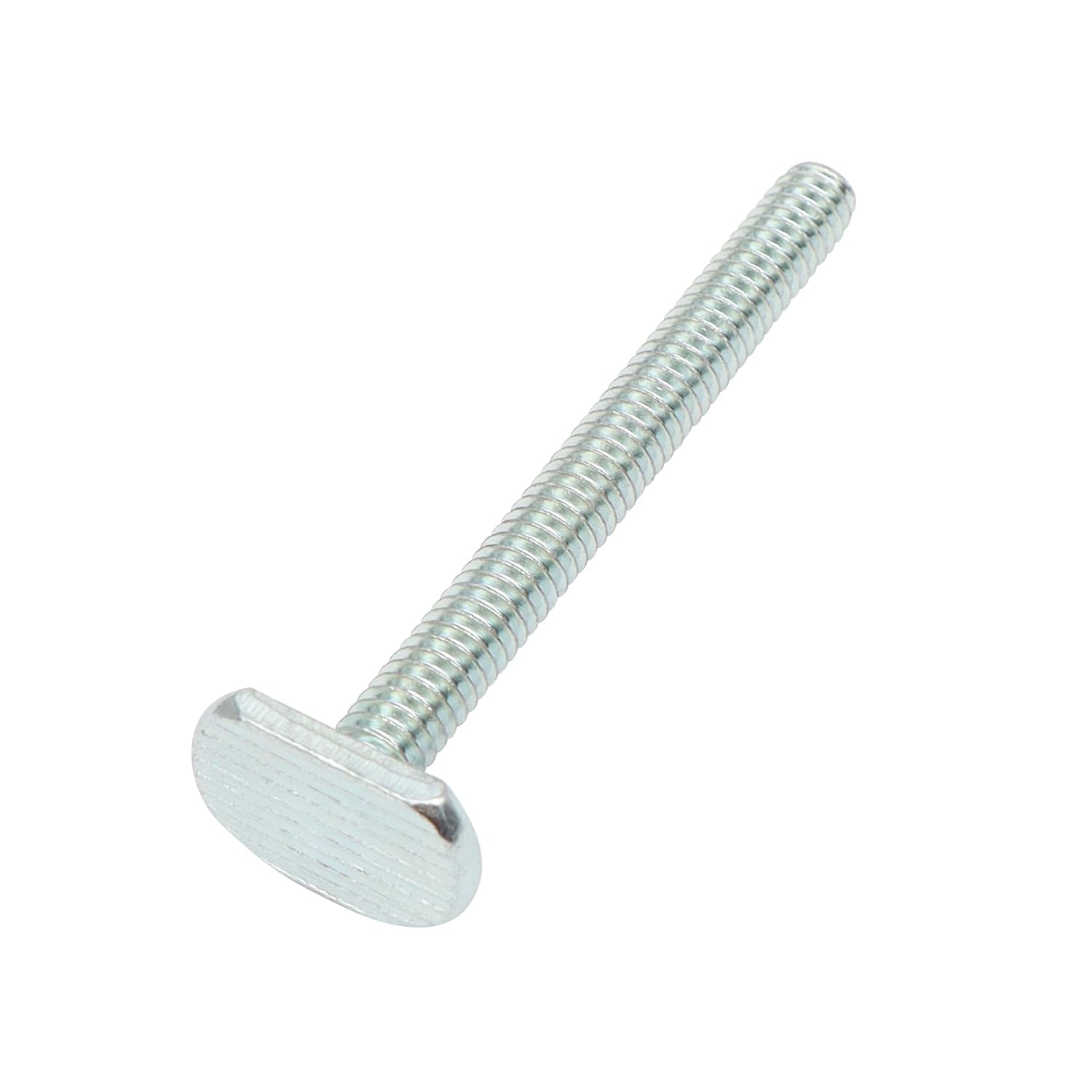 Xadnitu 20 Pieces 1/4"-20 T Track Bolt 2-1/2" Length, T Slot Drop-in Sliding Bolts with T Shaped Head for Hardware, Fixture Accessories and Woodworking Jigs