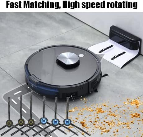 6pcs Replacement Side Brushes for Ilife V8 V80 V8S X800 X785 X750 A9S A7 Robot Vacuum Cleaner Accessories 3pairs Left&Right Blue&Yellow