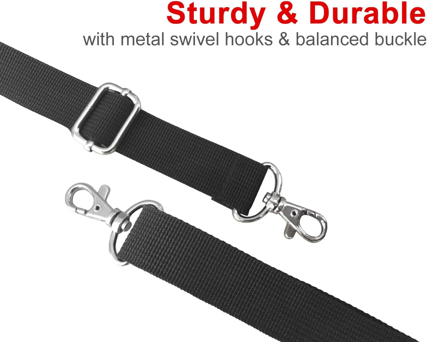 iGuerburn Shoulder Strap Carry Strap for Inogen One G4 Oxygo FIT with Swivel Hooks, Balanced Buckle and Adjustable Belt