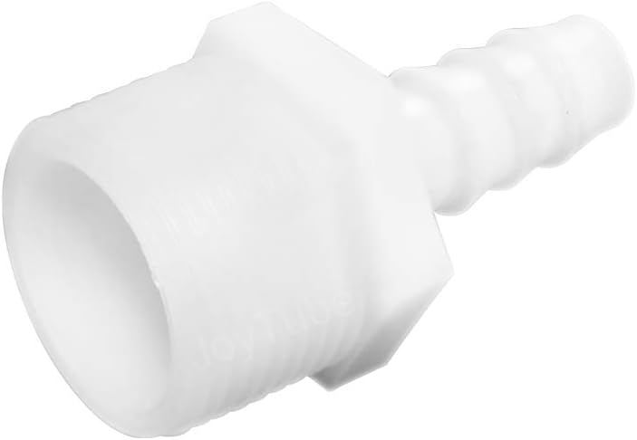 Plastic Hose Barb Fittings 1/2" Barb X 1/2" NPT Male Thread Adapter Connector Pipe Fittings pack of 6