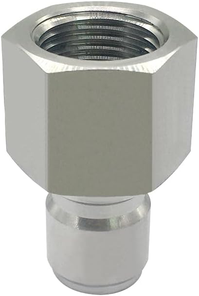 Female Quick Disconnect FPT 1/2" 304 Stainless Steel Homebrewing Connector Pack of 2
