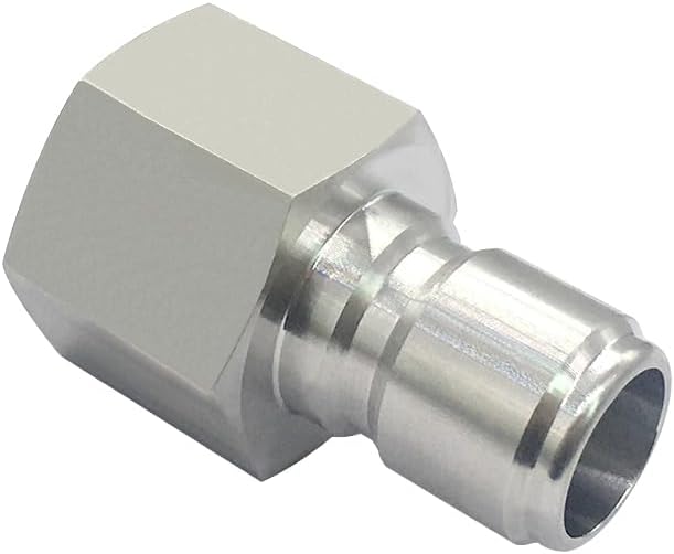 Female Quick Disconnect FPT 1/2" 304 Stainless Steel Homebrewing Connector Pack of 2