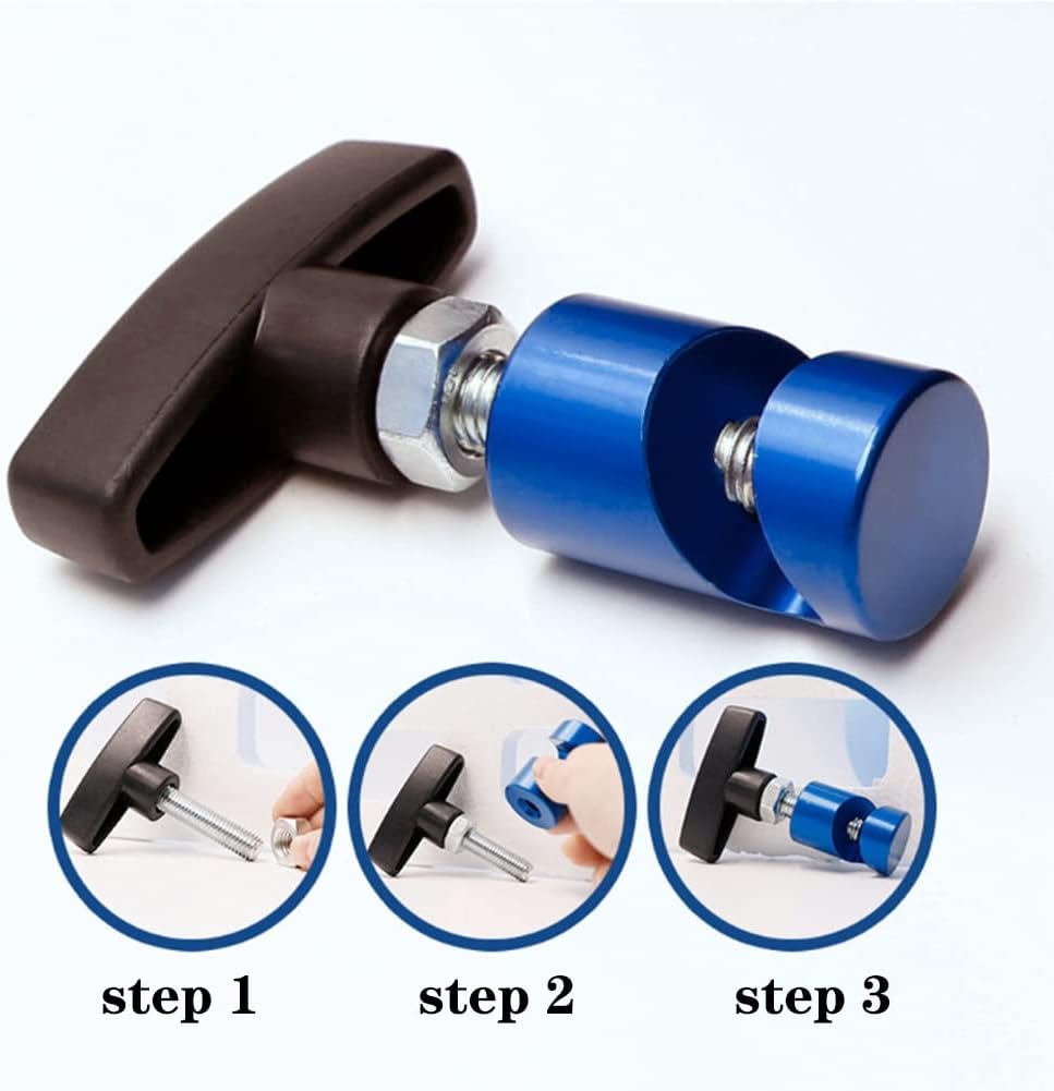 Lift Support Clamp Hood Strut Fixing Clamps Stay Holder for Tailgates and Trunks with up to Dia.3/8” 10mm Blue-Pack of 2