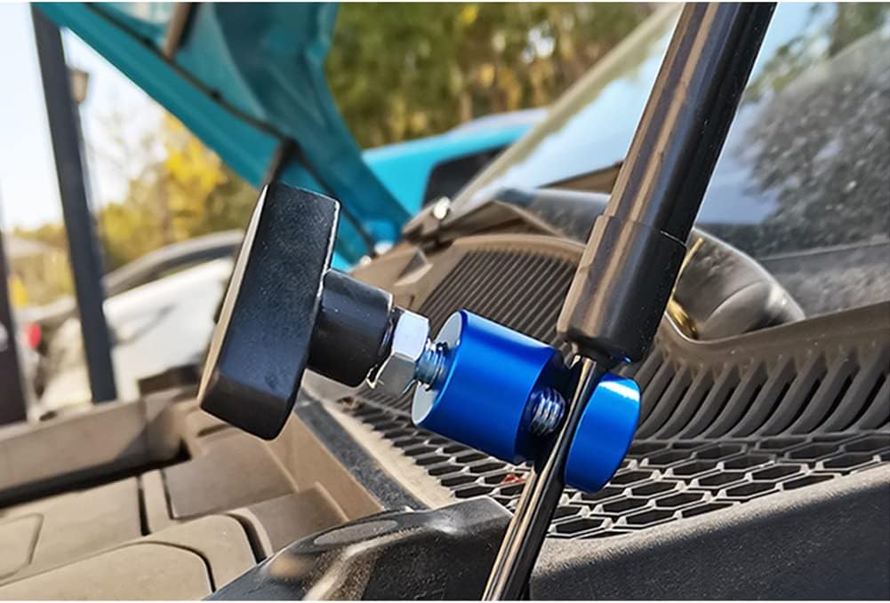 Lift Support Clamp Hood Strut Fixing Clamps Stay Holder for Tailgates and Trunks with up to Dia.3/8” 10mm Blue-Pack of 2