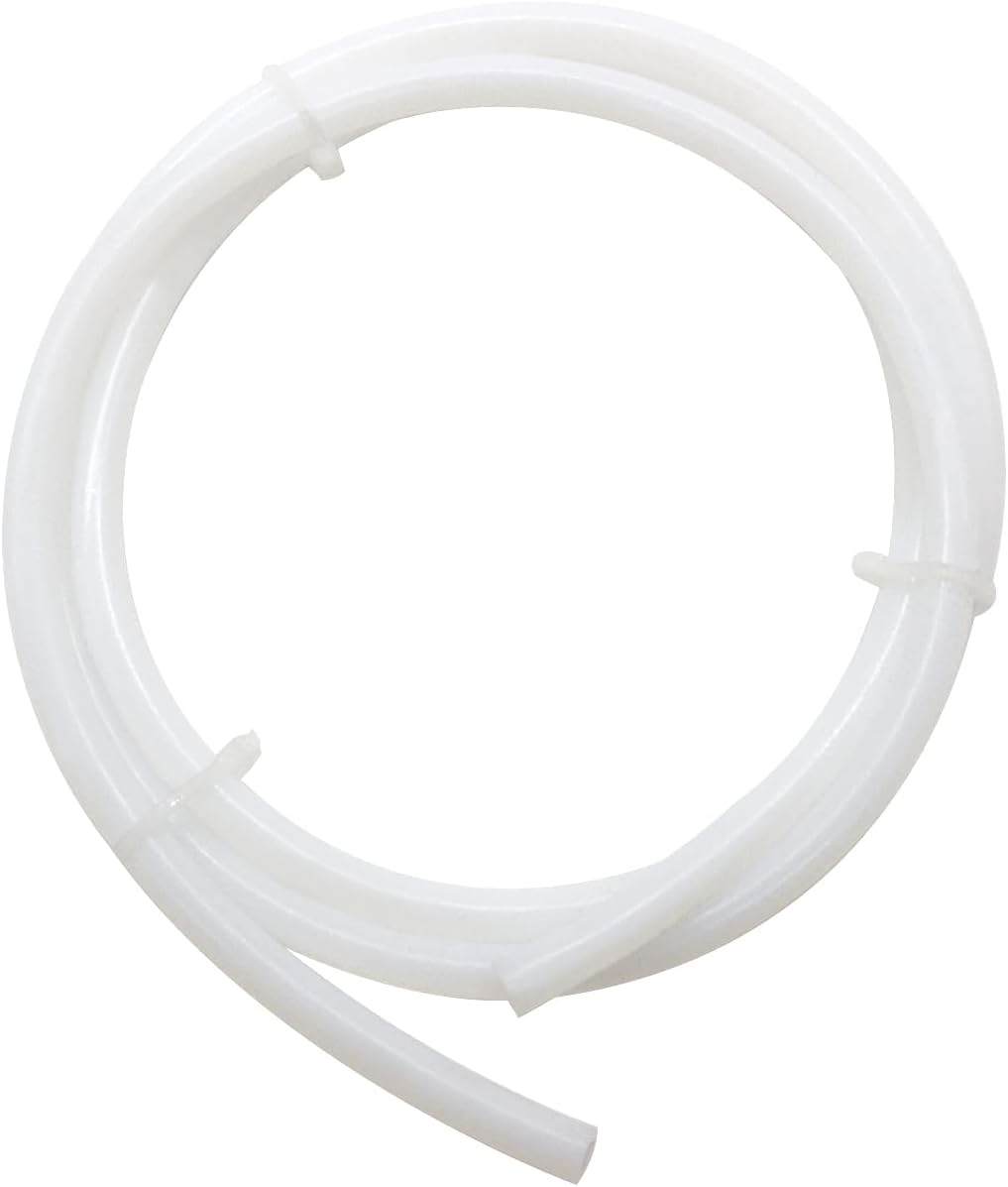 PTFE Teflon Tubing, 2mm ID X 4mm OD White Connector Tube for 1.75mm Filament for 3D Printer 10FT Length