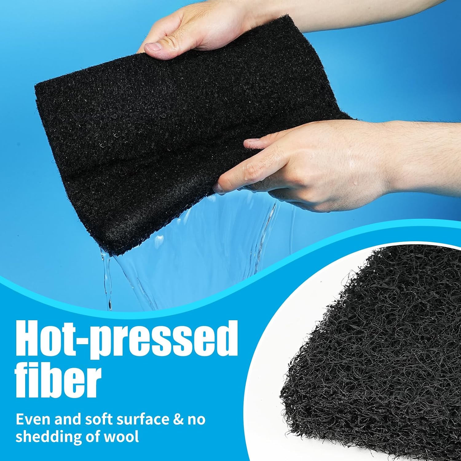 Aquarium Activated Carbon Filter Media Pad for Fish Tank Pond Canister Filter 10.5" x 18"