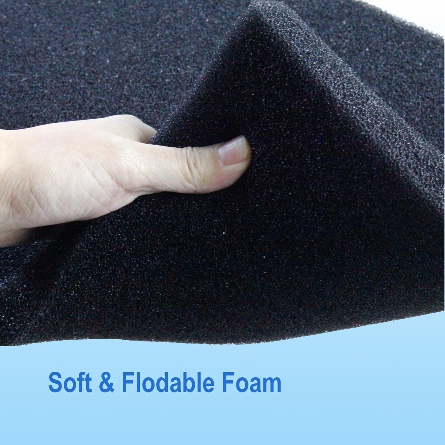 Aquarium Bio Sponge Filter Media Pad 36" x 12" x 1" / 72" x 12" x 1" Open Cell Foam Sheet Cut-to-Fit for Fish Tank Sump 36" x 12" x 1"