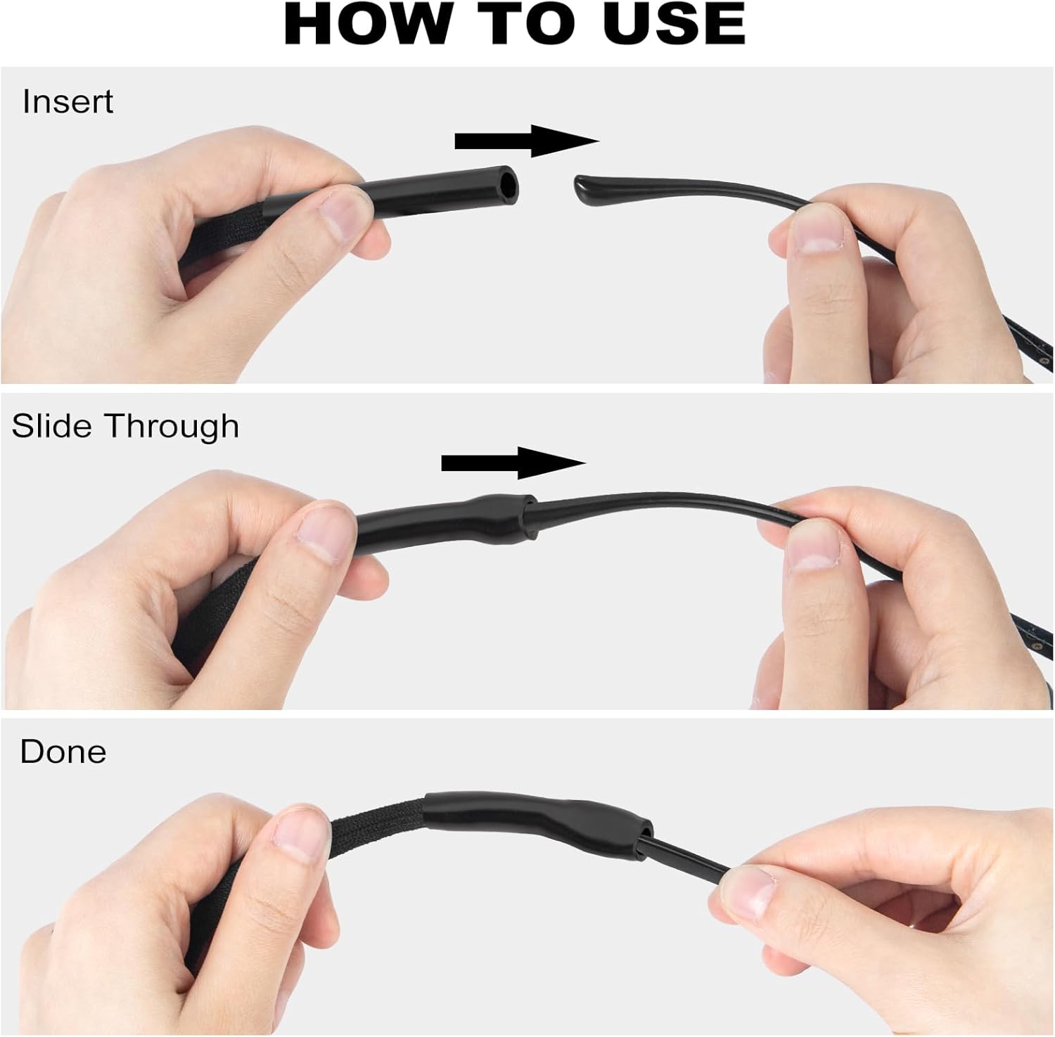 12 Pack Sunglasses Strap, Sports Eye Glasses String Strap, Adjtable Eyeglasses Strap Lanyard Cord Band Neck Holders Eyewear Retainer for Men Women Kids