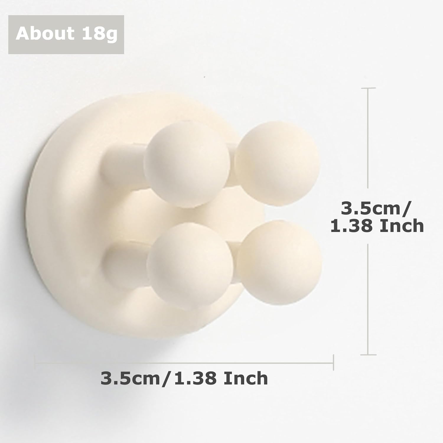 4 pcs Silicone Toothbrh Holder Multi-Function Hook Waterproof self Adhesive Single Toothbrh Hook Plug Holder for Wall for Hanging Bathroom Kitchen Living Room Office