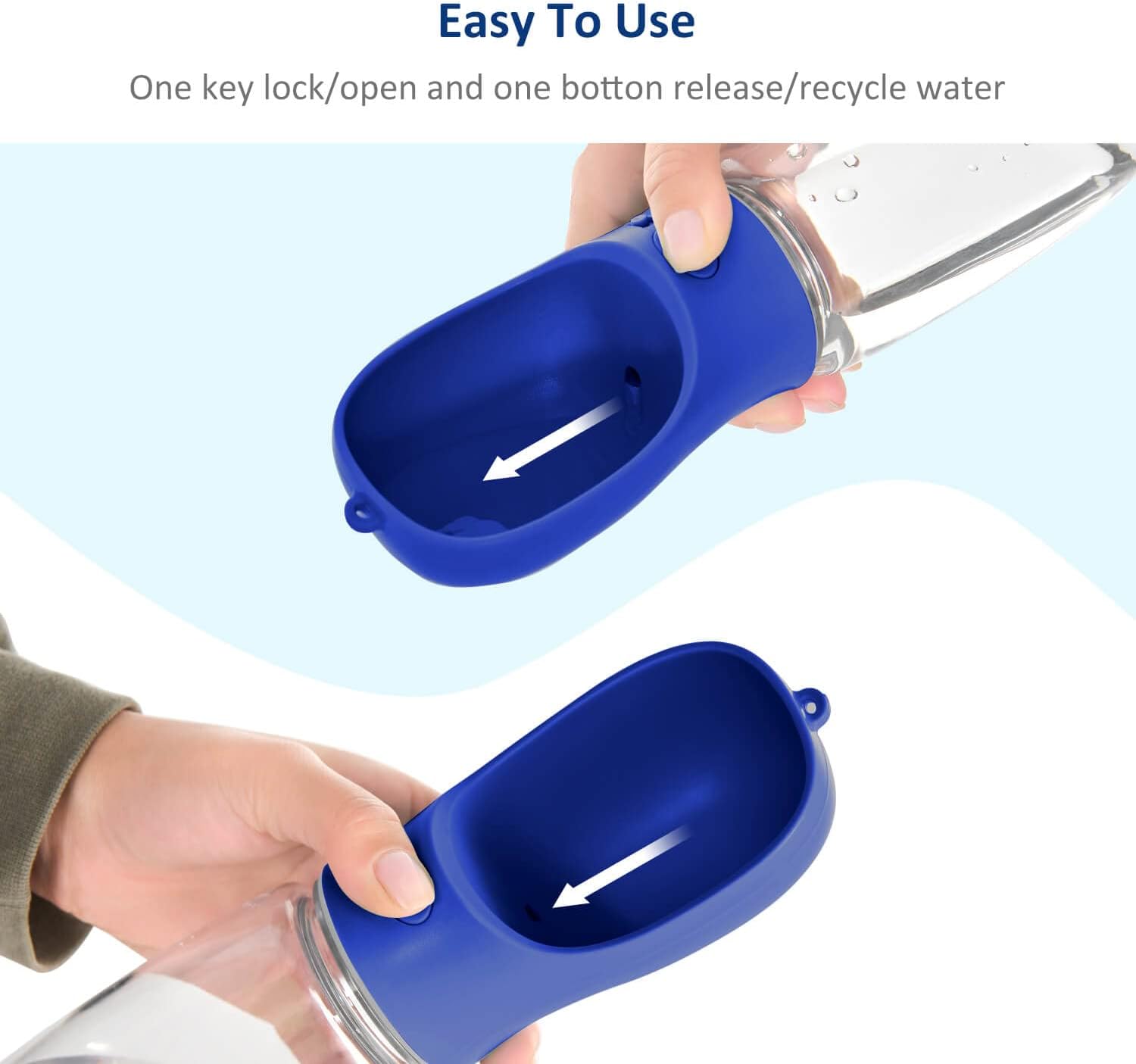 Dog Stake & Leak-Proof Upright Water Cup Set