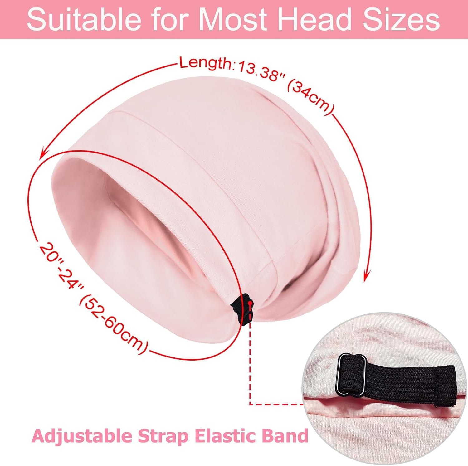 Sleep Cap Bonnet for Sleeping Black Women Men, Adjtable Cooling Lining Bonnets for Curly Hair Wrap Braids Beanie Night Hat