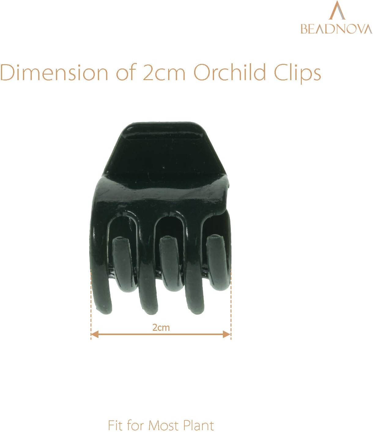 Plant Clips 50Pcs Large Orchid Clips for Orchid Support Plant Support Flower Vine 2cm, 50PCS