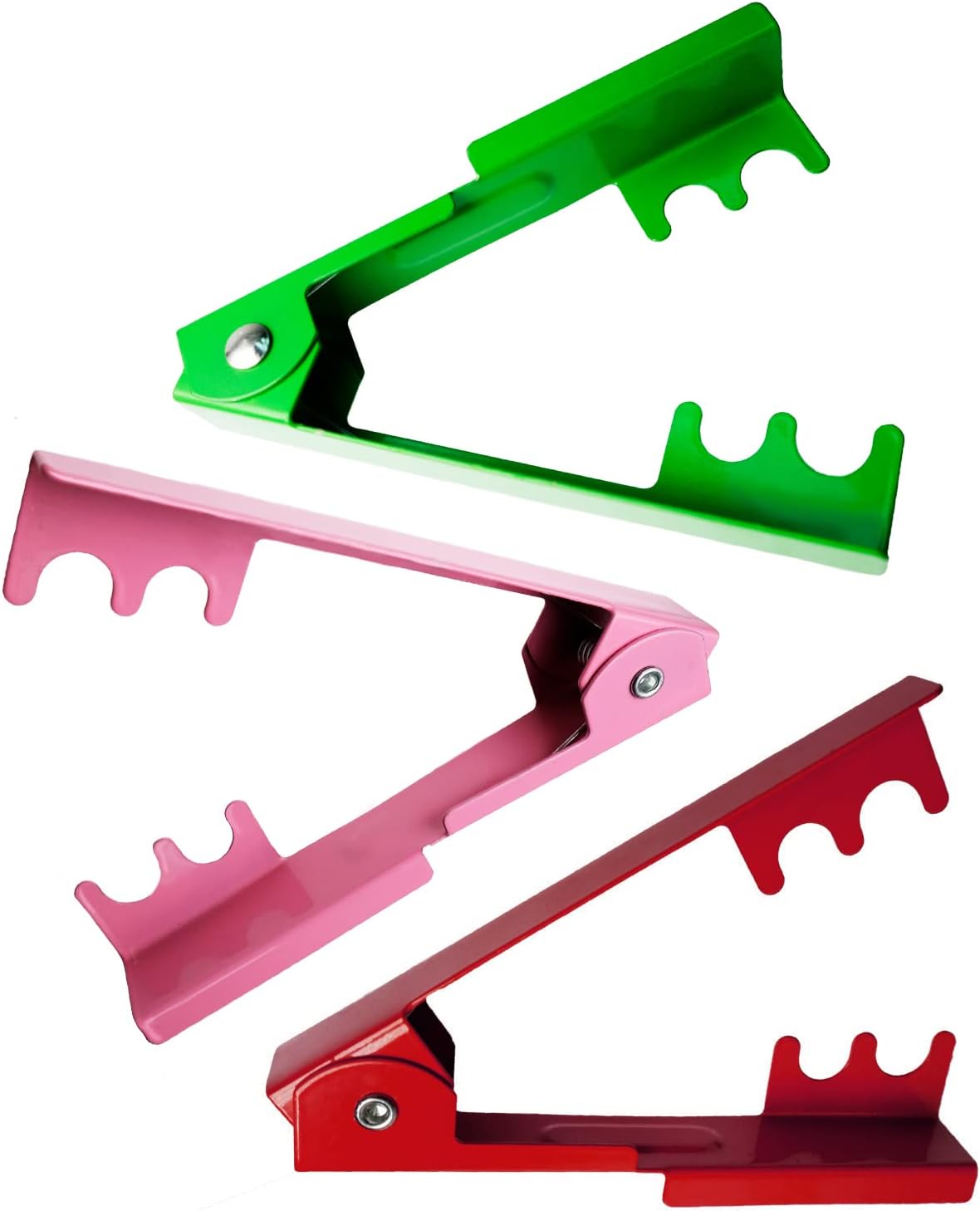 Rose Thorn Stripping Tool Stripper Metal Stripper Thorn Remover for Floral DIY and Gardening 3pcs, Red Green and Pink