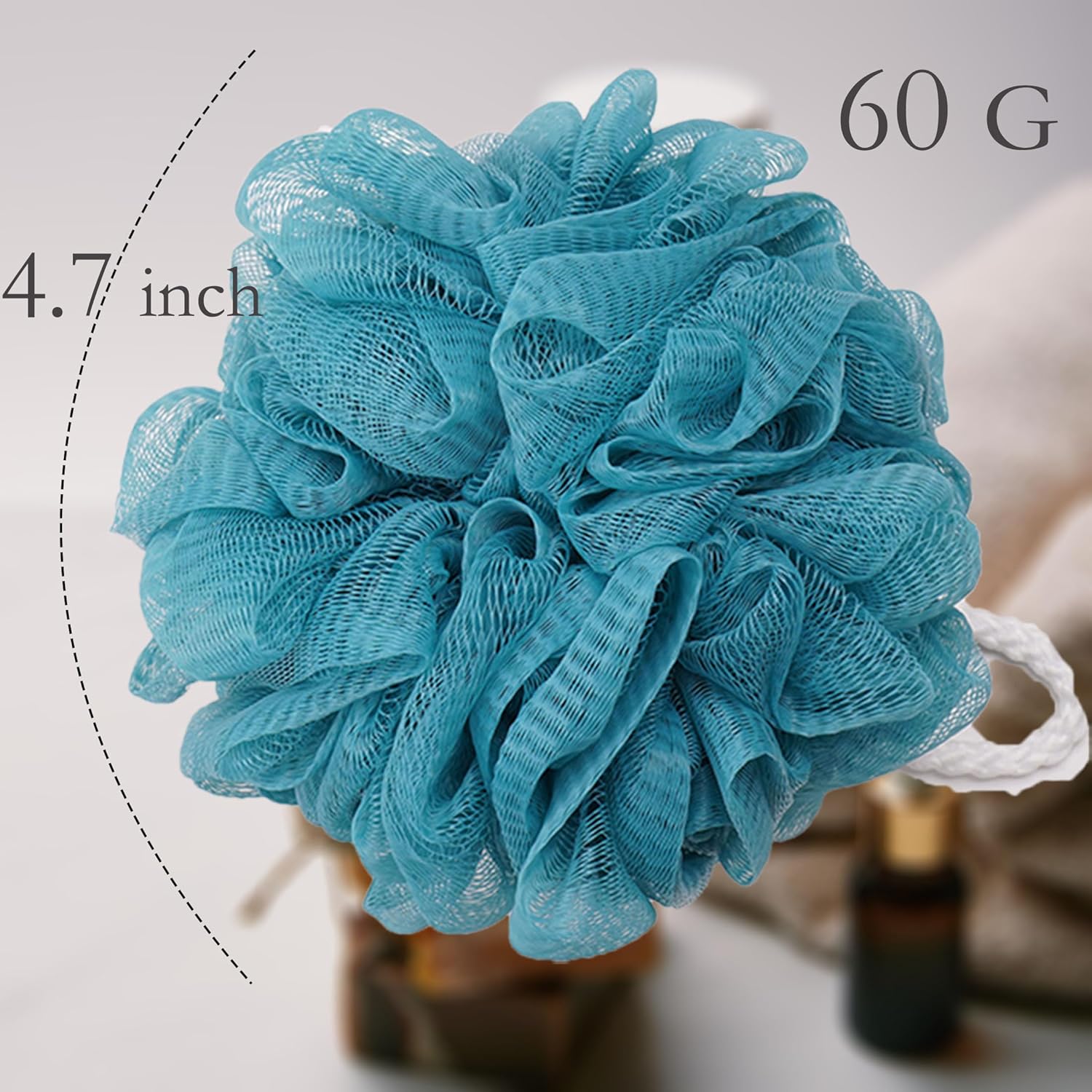 Loofah Bath Sponge Shower Loofah Shower Puff Soft Assorted Color Big 4 Pack
