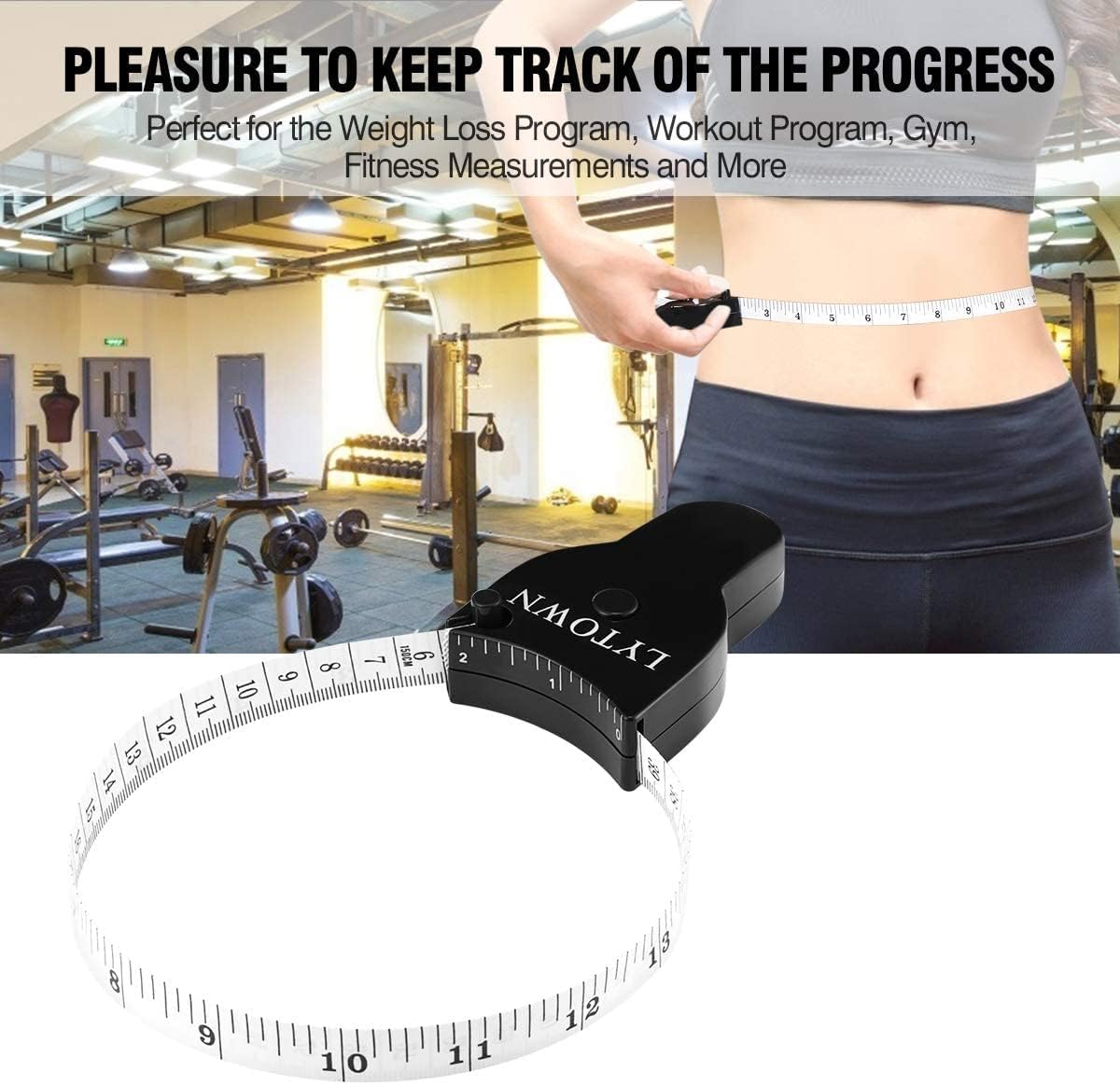 Automatic Telescopic Tape Measure 60in/150cm , Measuring Tape for Body,Self-Tightening Body Measuring Tape,Retractable Tape Measure for Fitness, Weight Loss, Tailor, Sewing, Handcrafts 4 PCS