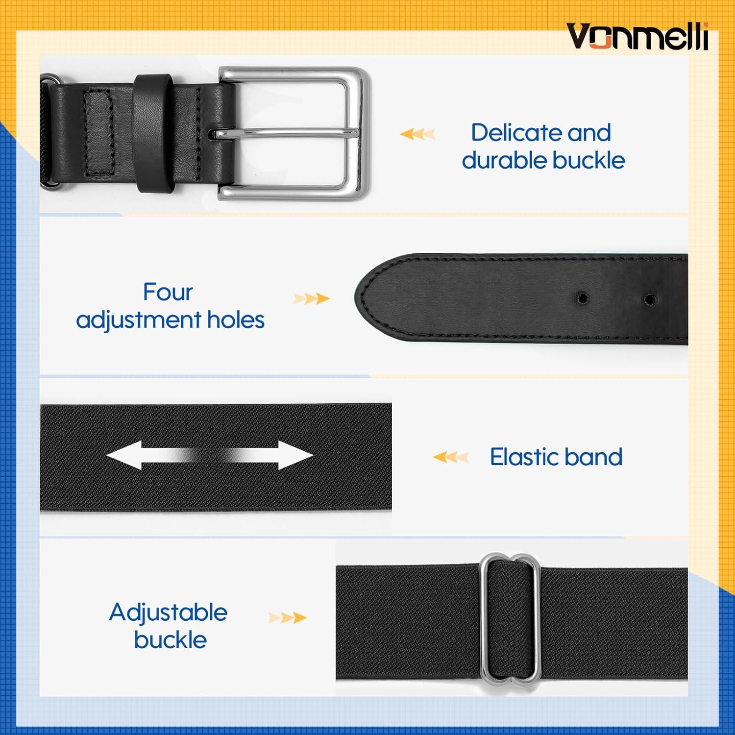 Baseball Belt Softball Belt Adjtable, Elastic Baseball Uniform Belt Youth and Adult Sizes