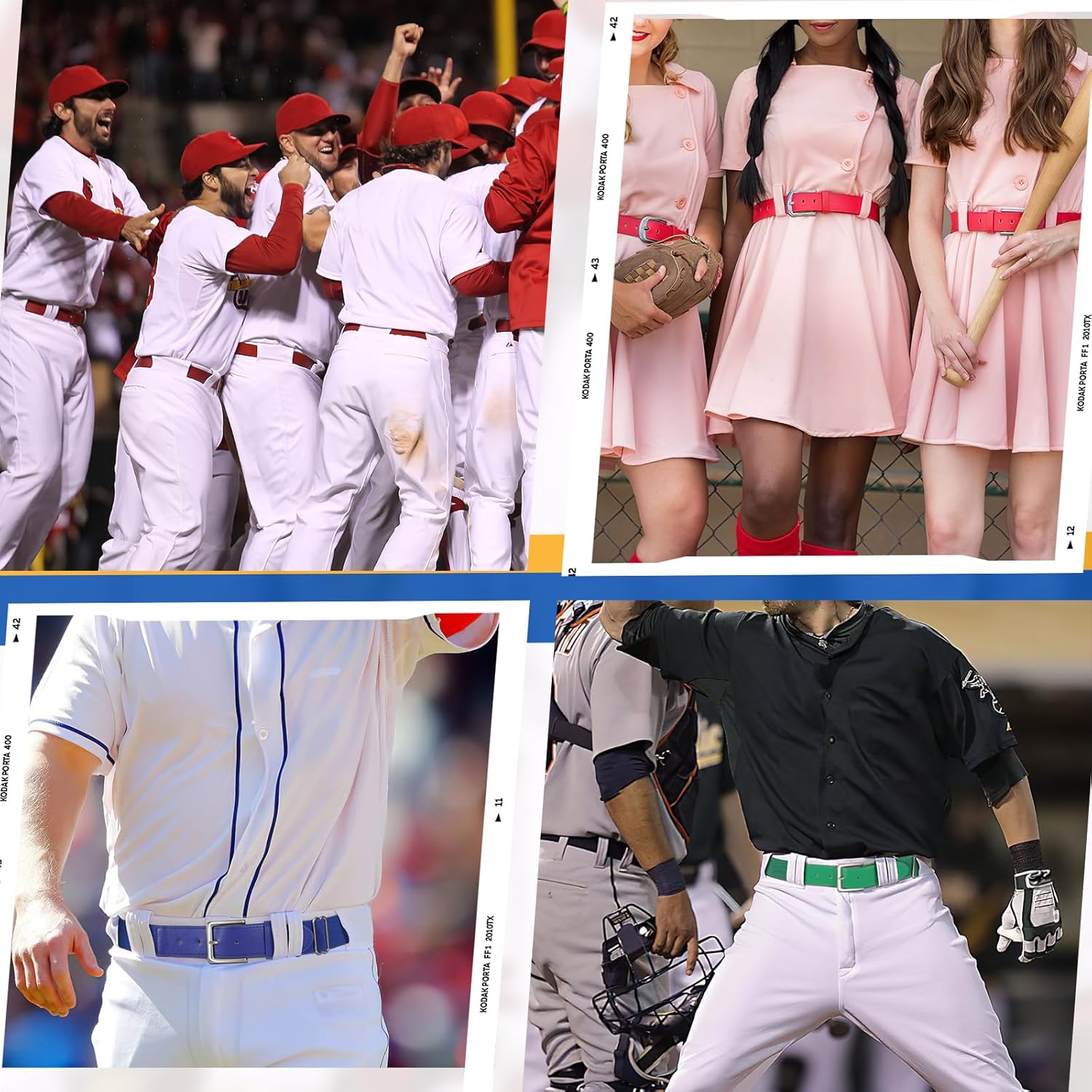Baseball Belt Softball Belt Adjtable, Elastic Baseball Uniform Belt Youth and Adult Sizes