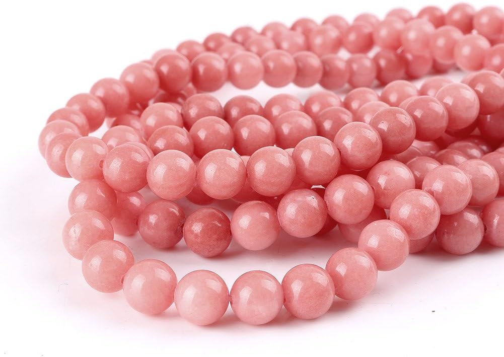 Artificial Pink Coral Gemstone Round Loose Beads for Jewlery Making Gemstome Beads Necklaces Bracelets Best Gift Idea 4MM