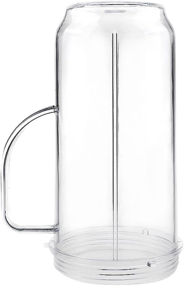 QT Tall 22oz Replacement Part Cup Mug with handle compatible with 250w Magic Bullet On-The-Go Mug