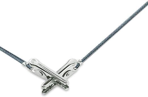 50Pcs Metal Wire Alligator Clamp Long-Tailed Alligator Iron Clip Clasp for DIY Card Clip Holder 6 inch 150mm