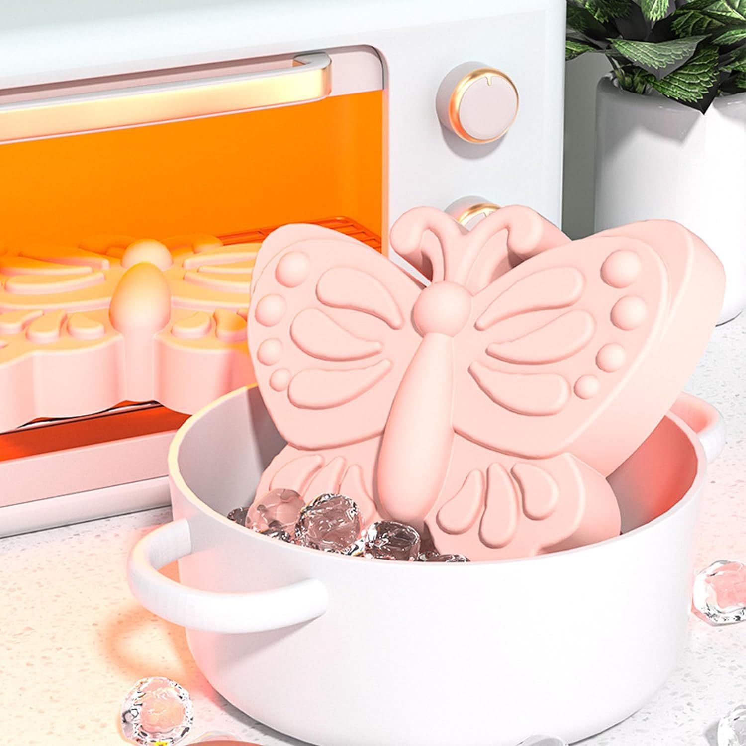10 Inch Large Butterfly Cake Pan,Butterfly Shaped Birthday Cake Pan,3D Cake Baking Pan Nonstick Silicone Cake Mold for Birthday,Baby Shower, Anniversary, Party, Christmas