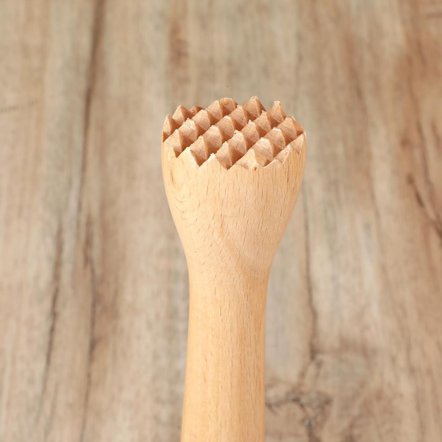 Wooden Muddler for Cocktails, Durable Muddler for Lemonade, Professional Bar Muddler Tool, Home and Bar Cocktail Muddler for Mojitos, Fruit Drinks 10 Inch