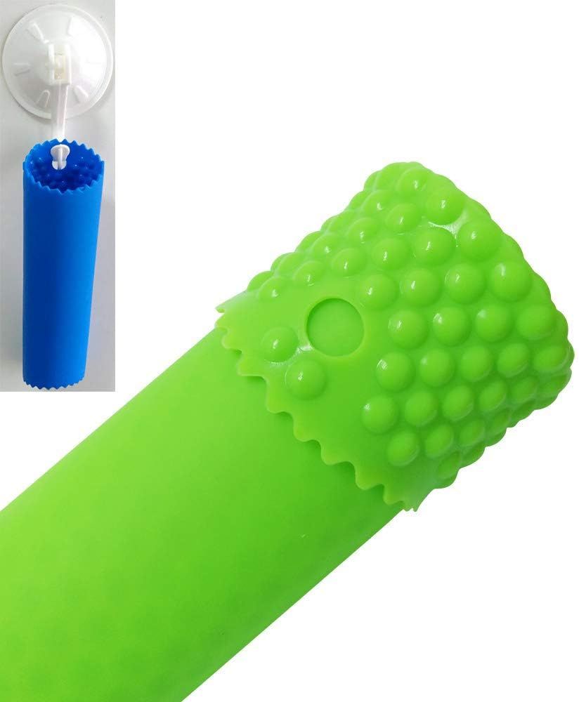 Garlic Peeler Skin Remover Roller Keeper,Easy Quick to Peeled Garlic Cloves with Silicone Tube Roller Garlic Peeling Kitchen Tool 3 Colors