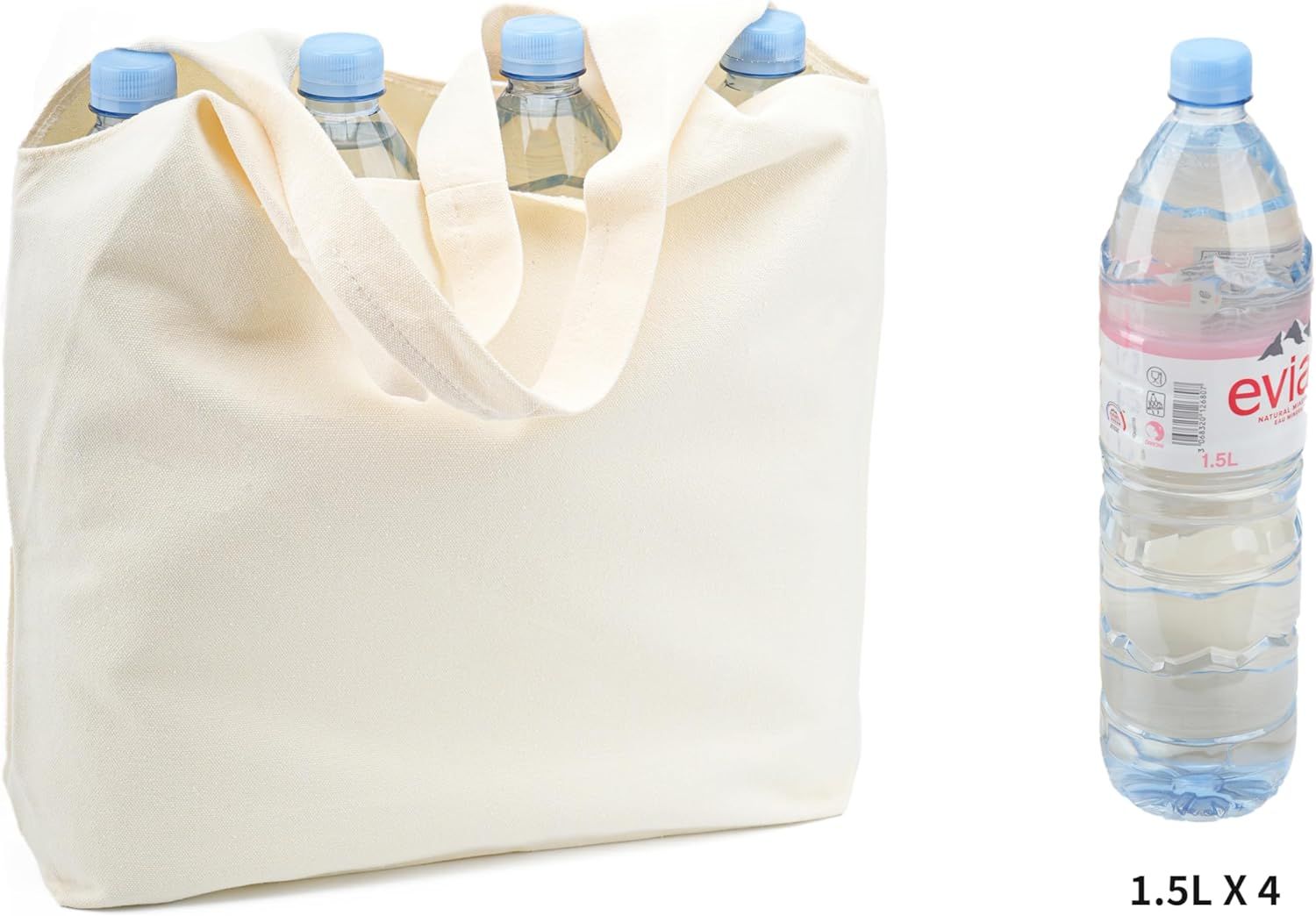 Cotton Canvas Tote Bag,Shopping Bags,DIY Gift Bags,Cloth Bag,Solid Color Bag