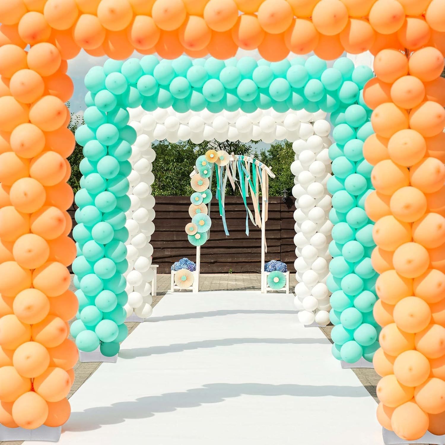 4 Pcs Balloon Arch Stands Base Heavyweight Water Bag for Column Stand and Arch Kit Balloon Stand for Party Wedding Graduation Birthday Decor, White