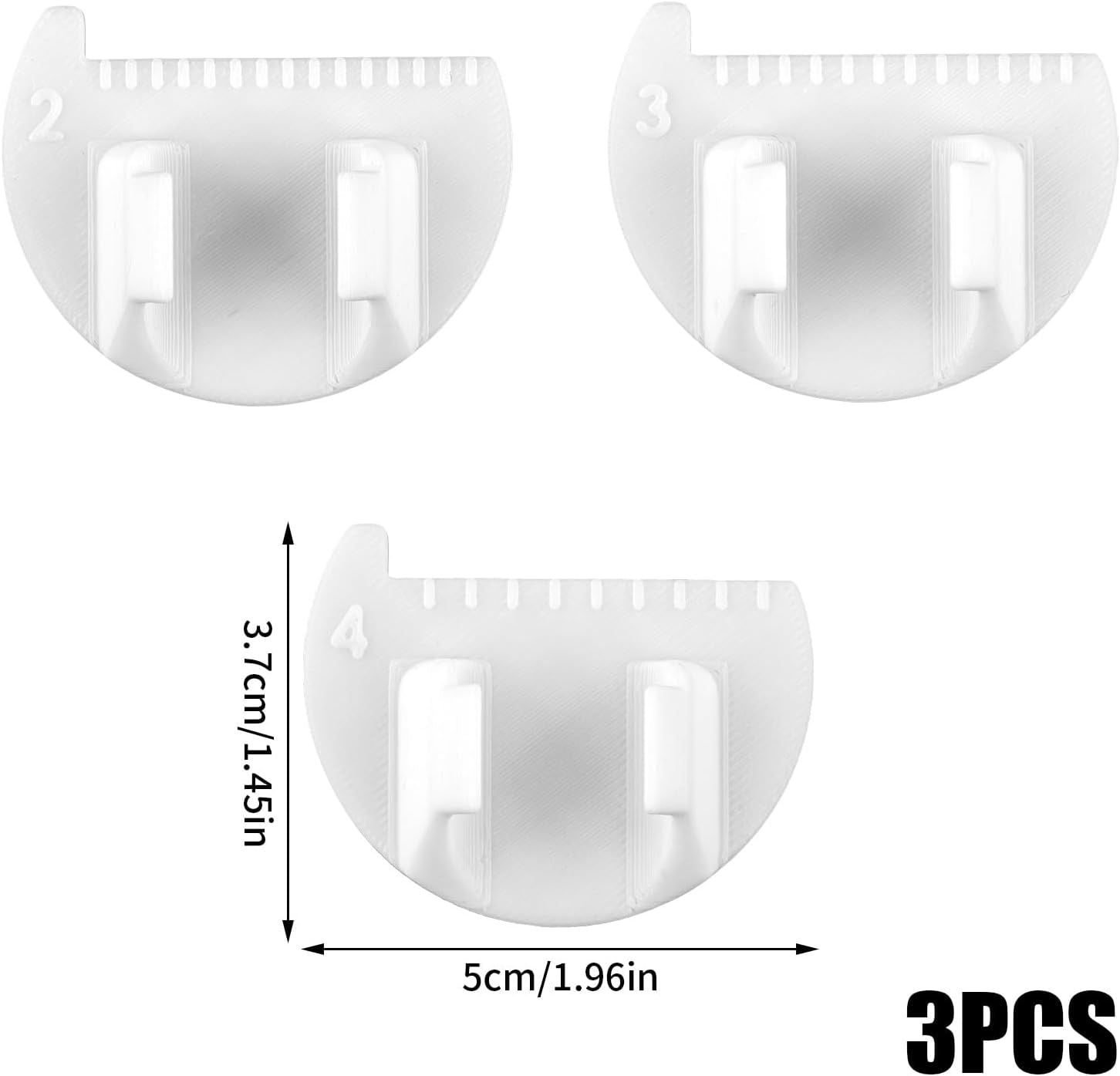 3pcs Sewing Needle Gauge Measuring Tool, Finger Thumb Ruler Sewing Template Lockranding Guide Tool for DIY Edge Even Stitching Lock Kit Quilting for Beginners and Seniors
